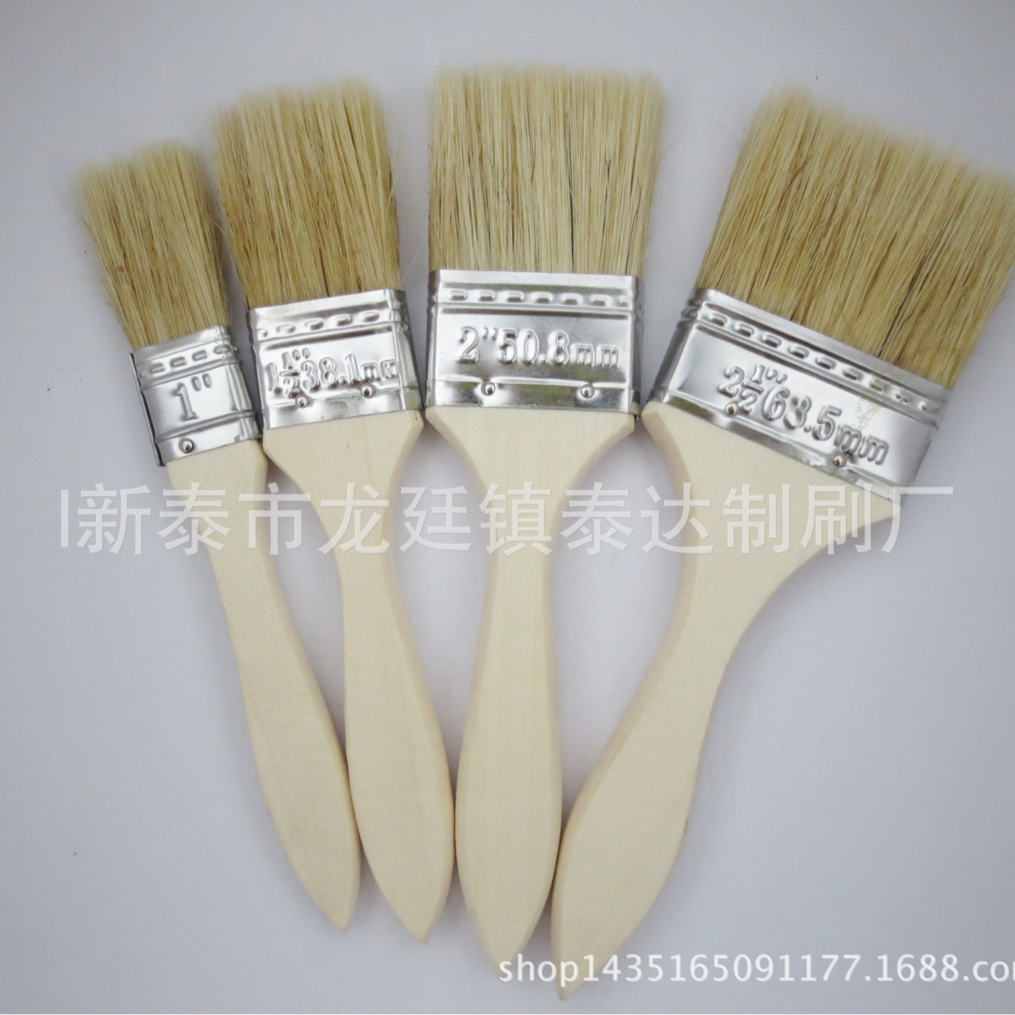 一次性猪毛刷 刷玻璃钢用薄猪毛刷 木柄黑猪鬃油漆刷机器刷油毛扫