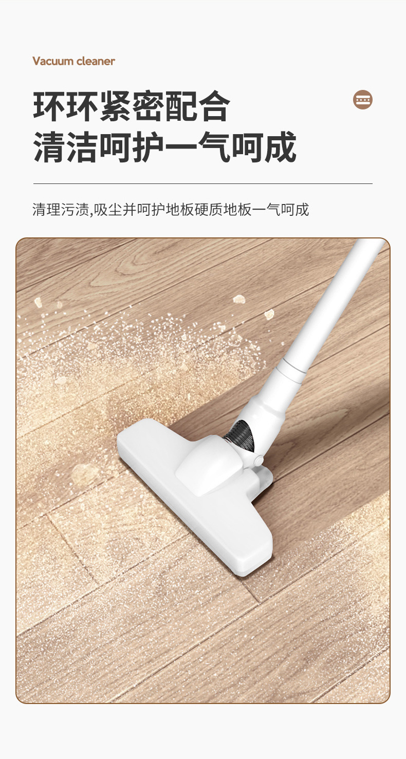 Wireless Charging Vacuum Cleaner, Portable Handheld Vacuum Cleaner for Home and Car Use, Strong Suction, High-Power Vacuum Cleaner, Cross-Border