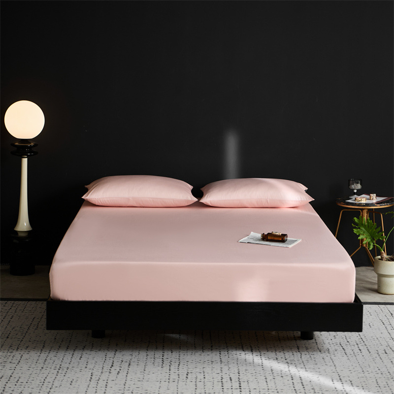 Hotel de lujo ligero de siete estrellas soporte de alta gama algodón de lana larga cama de algodón cubierta de protección de colchón cubierta antideslizante tres piezas