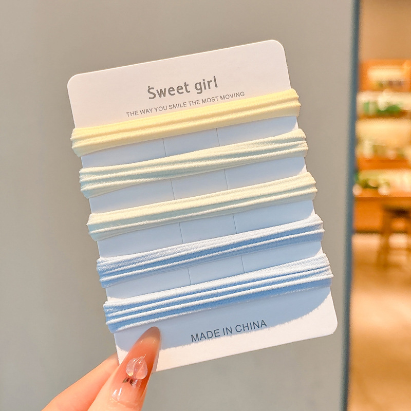 Liga de cabello 2025 – banda elástica de cuero duradero, alta gama, estilo sencillo y buena elasticidad