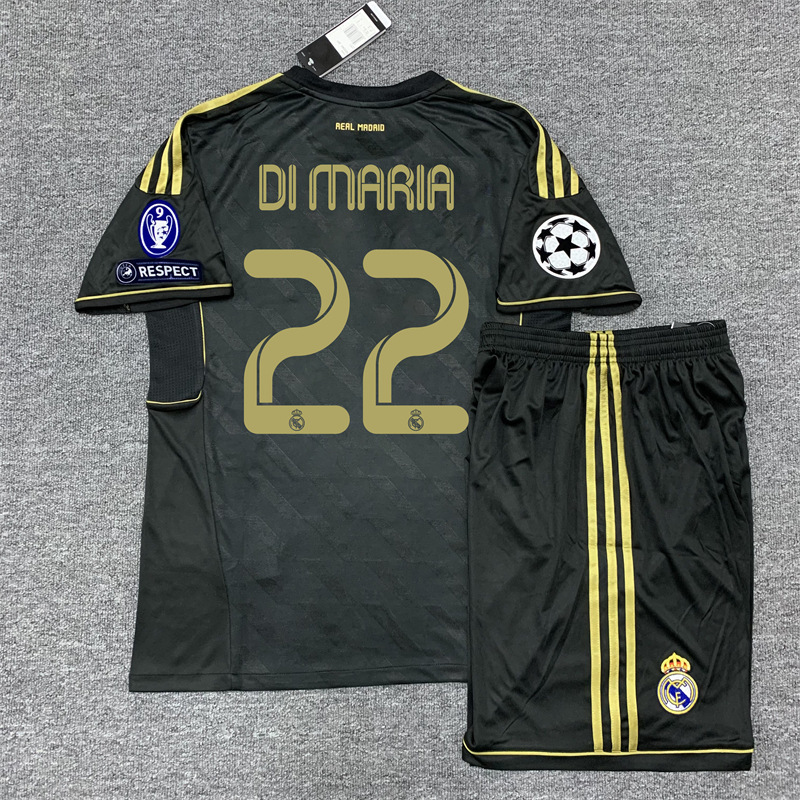 Retro Football Uniform 11-12 Real Madrid Away Jersey Kaka Di Maria Benzema Ronaldo Ramos Ozil