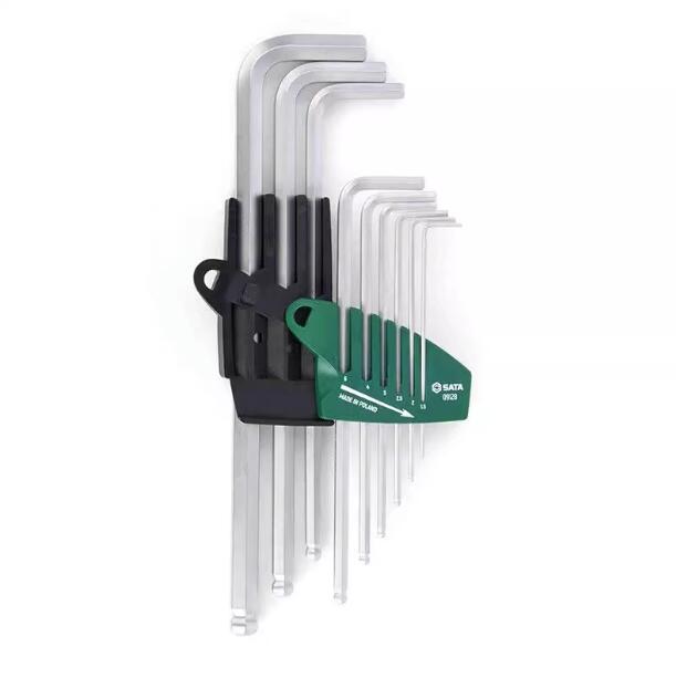 世达工具9件G系列特长球头内六角扳手组套09128