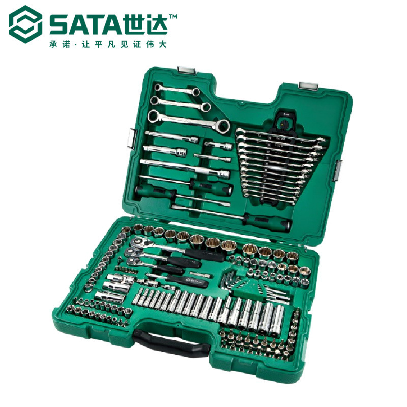 SATA五金工具150件汽修综合组合套筒手动工具09510套装