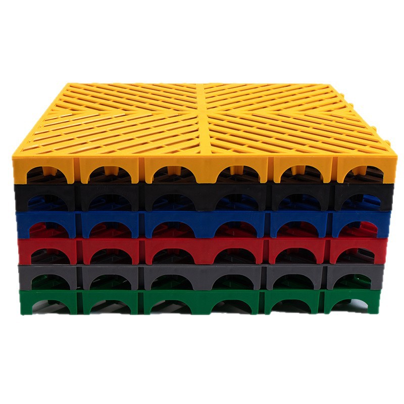 4cm sala de lavado de coches de plástico empalme piso Parrilla de lavado de coches piso libre de drenaje partición de piso placa base de la rejilla