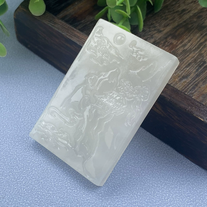 Sansui, pendant jade, Birthday gift