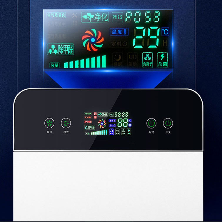 Purificador de aire anión hogar interior inteligente eliminación de formaldehído humo aire fresco purificador de comercio exterior regalo