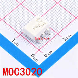 MOC3020 MOC3020SR2M SOP-6 图片光耦 可控硅输出光耦