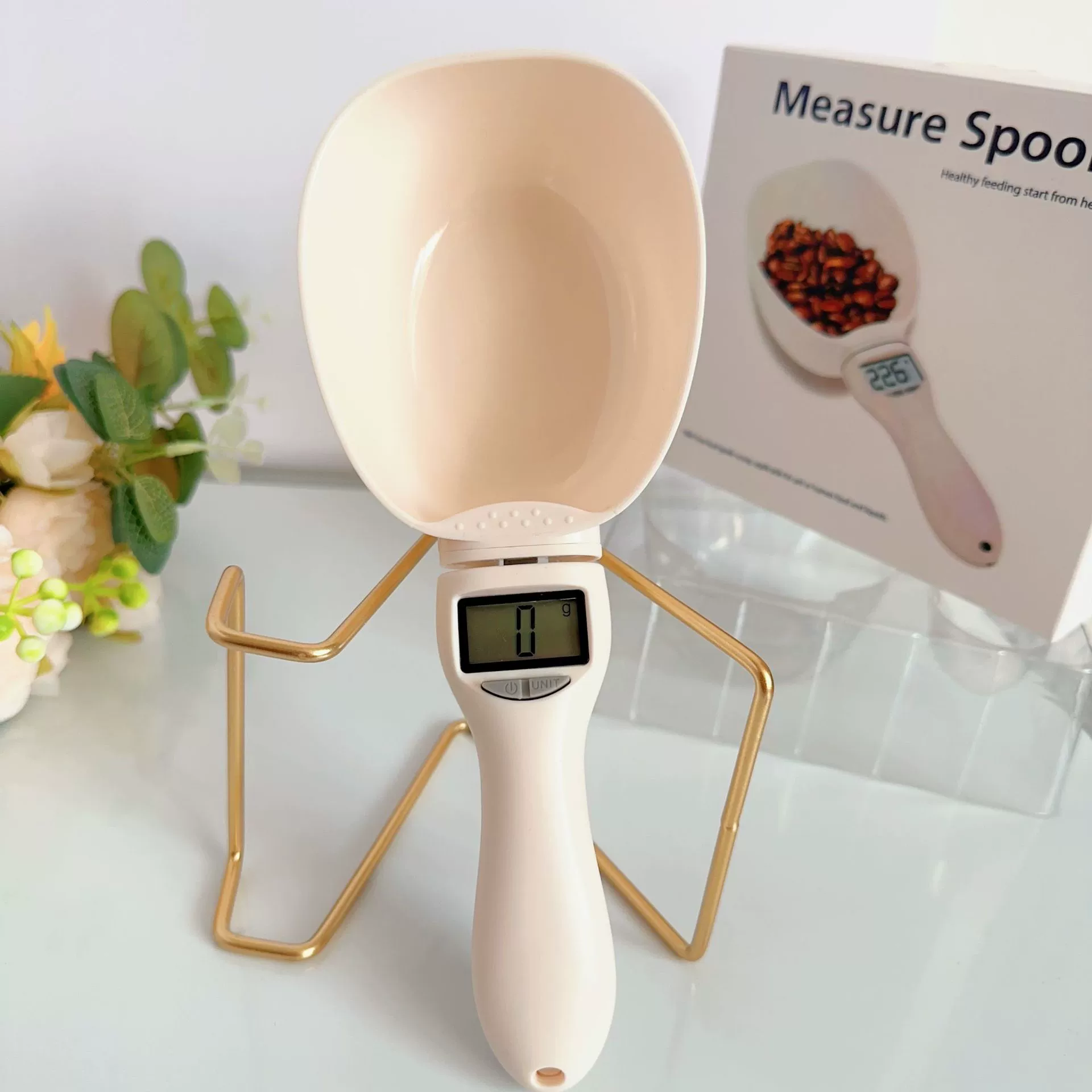 Оптовая большая ложка для корма для собак, домашняя весовая ложка для кормления питомцев, кухонные весы для выпечки 800 г, съемные специальные цифровые весы
