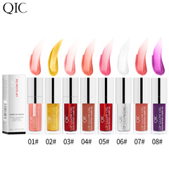 QIC Foreign Trade Lip Oil: Moisturizing Lip Gloss, Hydrating Water-Glow Lip Glaze, Clear Lip Balm, and Transparent Lip Plumper.