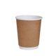 Double-layer kraft paper coffee paper cup printing disposable milk tea paper cup thickened hot drink cup paper cup solid color currency