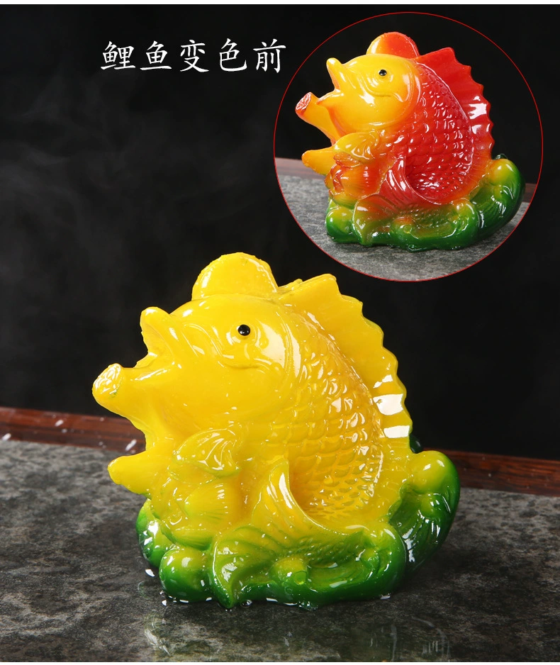 Производитель Creative Color Changing Monkey King Tea Pet Douyin Однородный стиль лебедь смола Украшение для чайного стола аксессуары для чайной церемонии