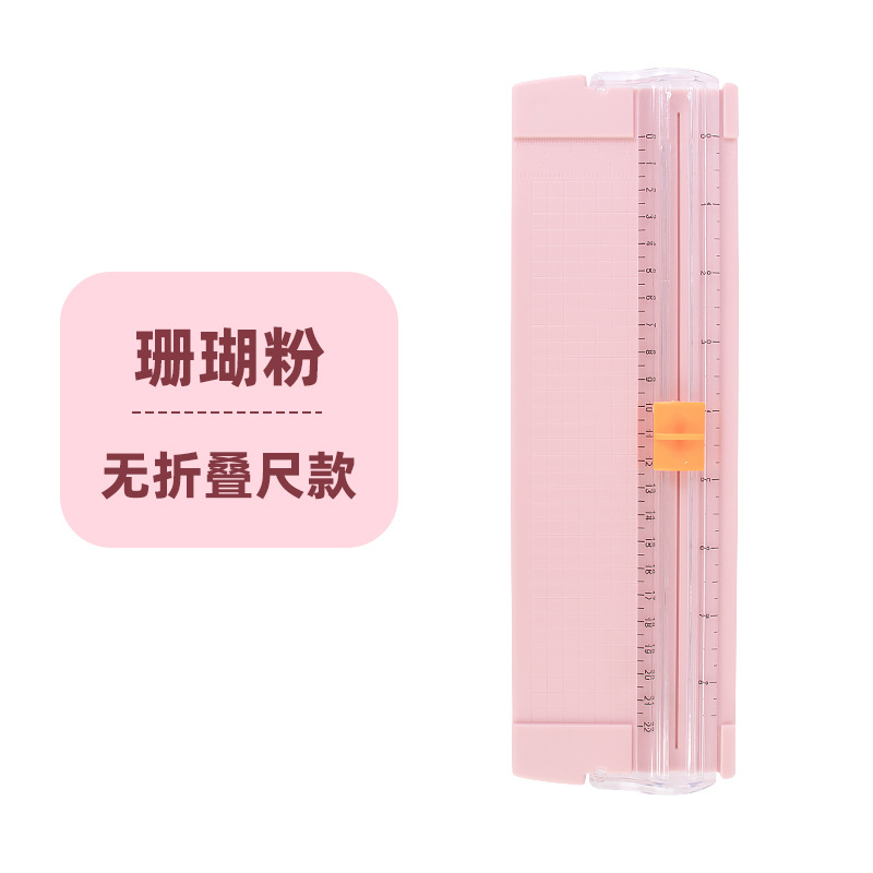 Cortador de papel portátil pequeño en stock para estudiantes, cortador de papel para diario hecho a mano, cortador de papel para origami infantil A5 al por mayor