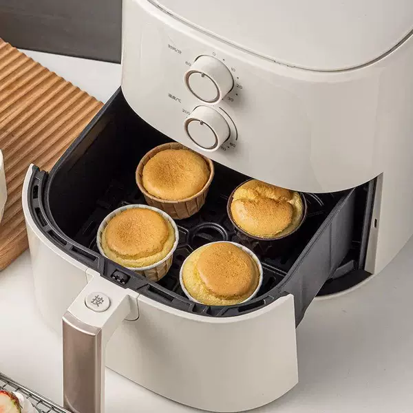 Baking Food-Grade Coated Paper Cups for Microwave, Air Fryer, Oven, Cake, Leak-Proof, Household Use