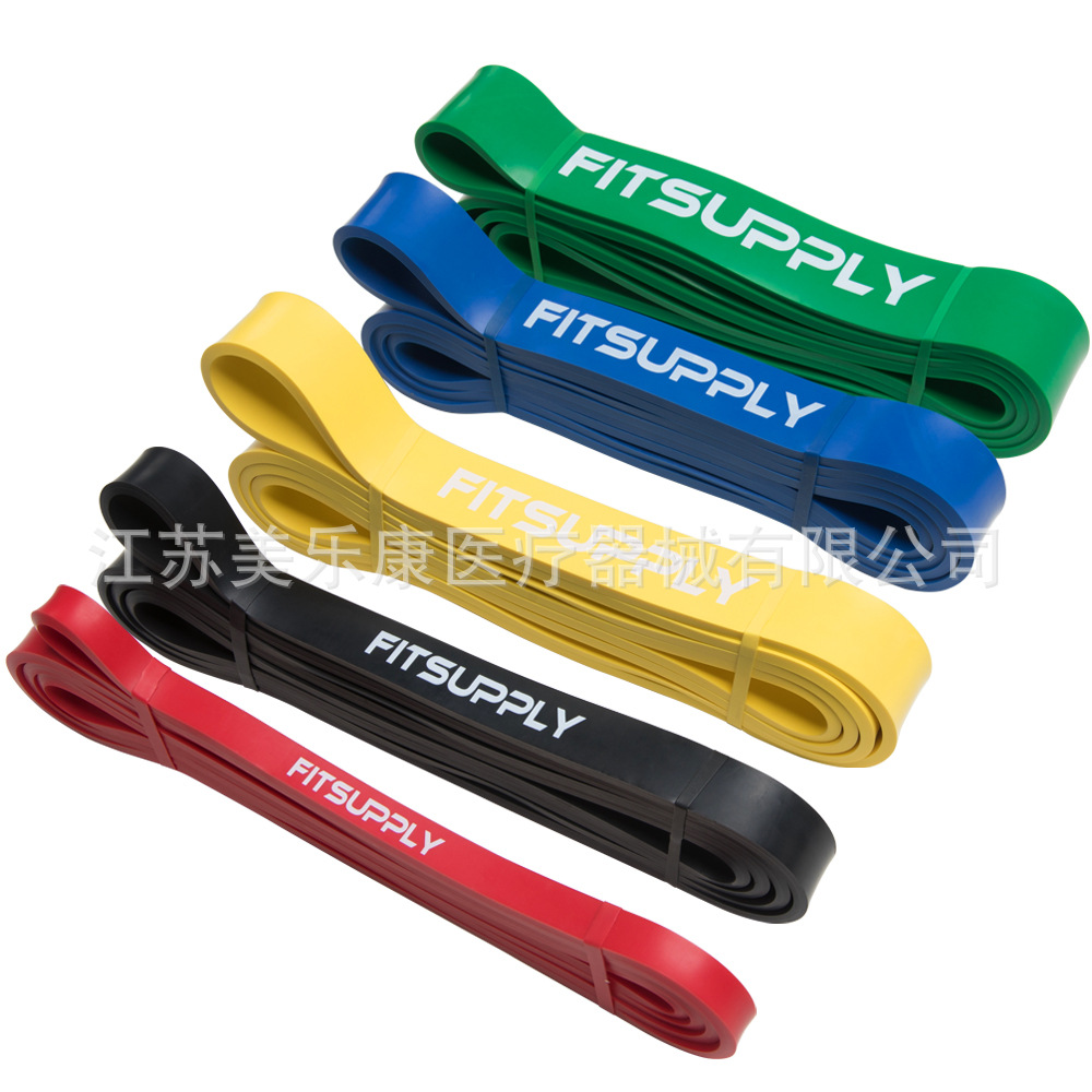 Manufacturer Fitness Resistance Band Latex Strength Training Squat Hip Pull Band Yoga Band Tensioner Elastic Band