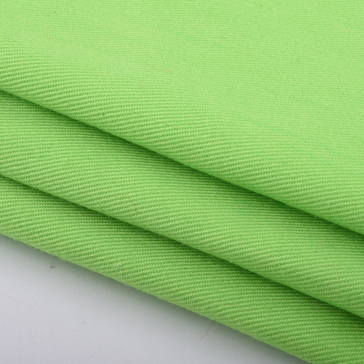 Fabricante al por mayor teñido tejido 220gsm algodón tweed tela de pantalones