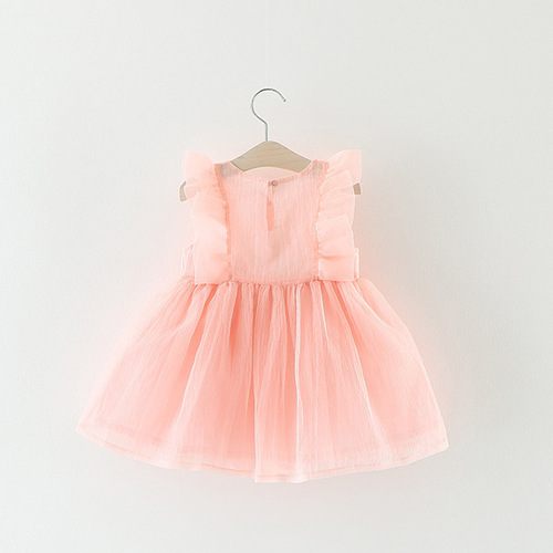 Summer Viral Thick Children's Clothing  Girls' Baby Stylish Cute Summer Skirt Children's 4 Fashion 3-Year-Old Princess Dress Dropshipping