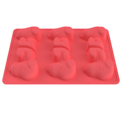 Cross-border Snoopy Kitchen Baking Tools High-Temperature Silicone Chocolate Mold Snoopy Cartoon Silicone Cake