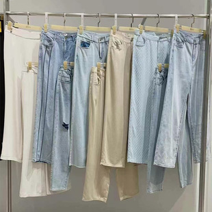 Y1 Deer Girl Pants 25 Summer Swing Leg Pants/Street Pants Straight Leg Pants Fishtail Pants Harem Pants Discount Wholesale Jeans