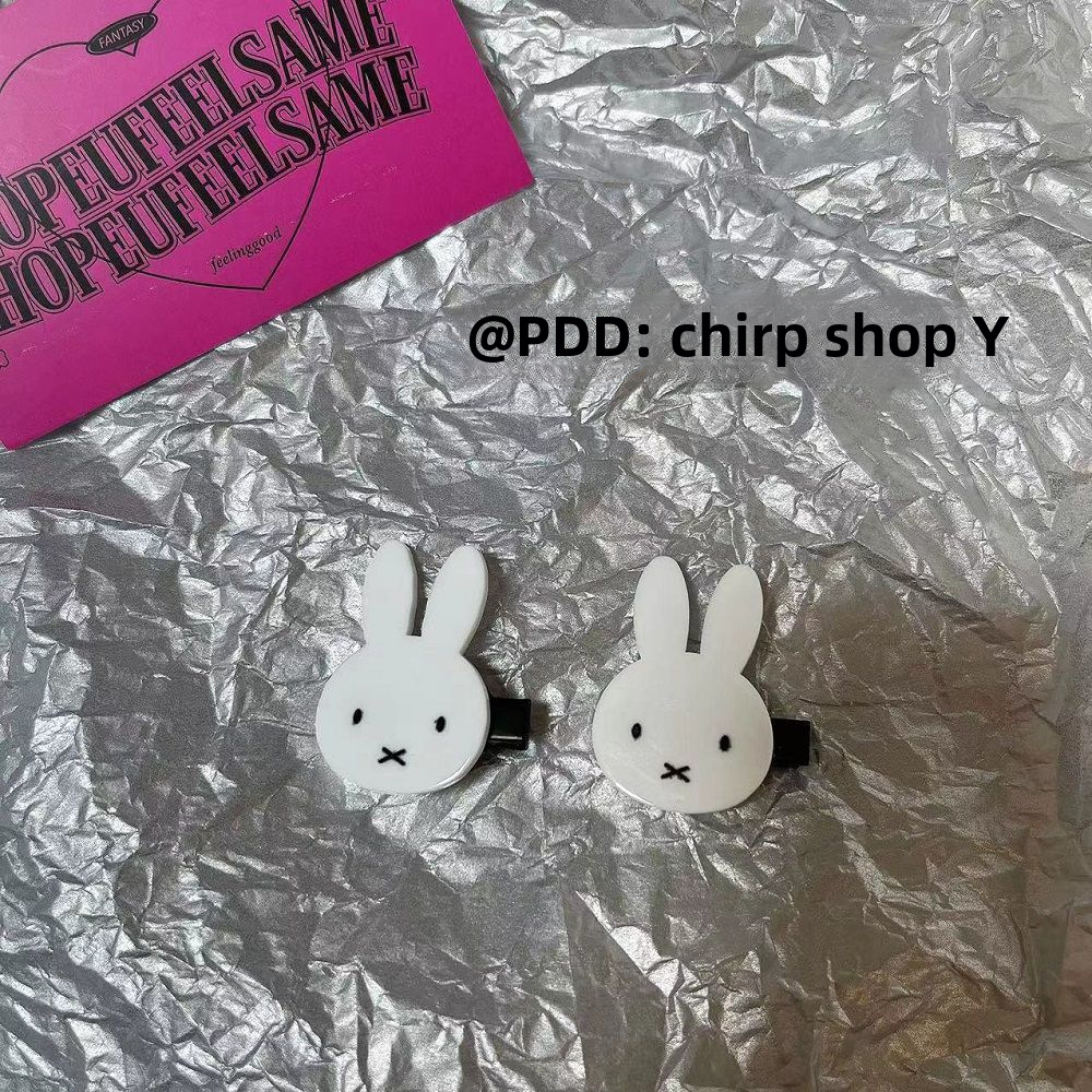 ins Carino Giapponese Nuovo Dolce Fresco Coniglio Forcina Frangia Clip Personalizzato Nicchia y2k Ragazza Studente Copricapo_voghion.com