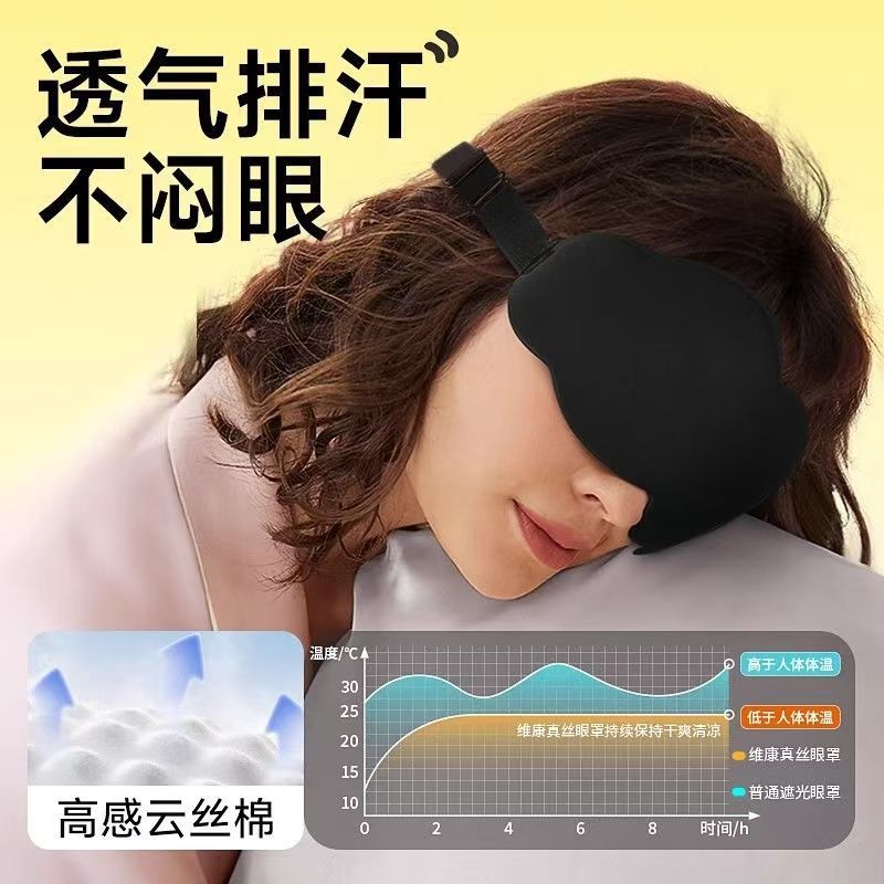 代発3d雲氷糸スローリバウンド記憶綿遮光アイマスク睡眠快適通気工場スポット卸売り|undefined