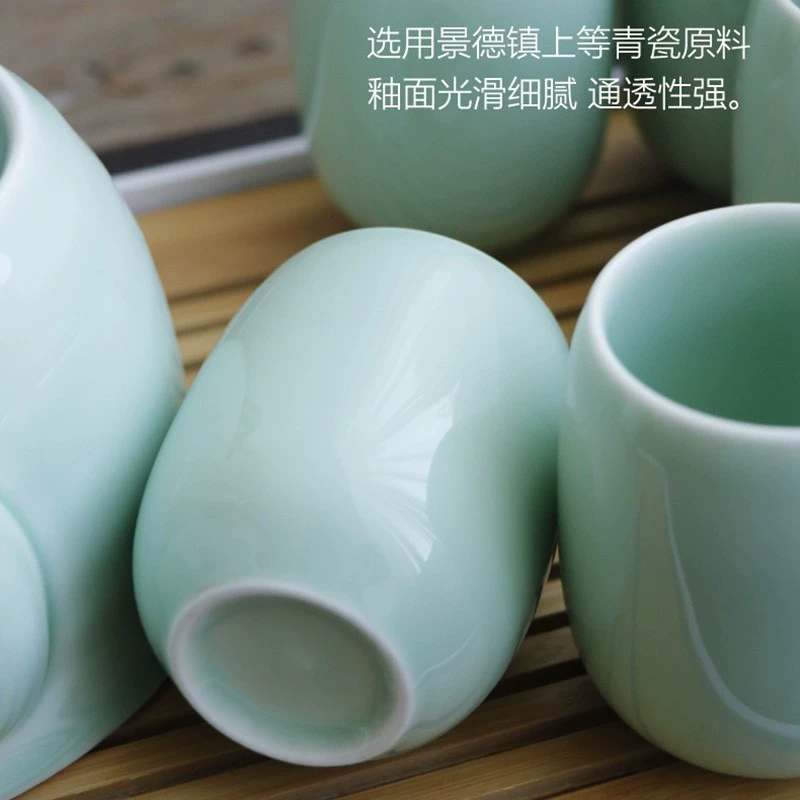 Ceramic tea set for home use, big modern and minimalistic teapot, tea cup, internet celebrity