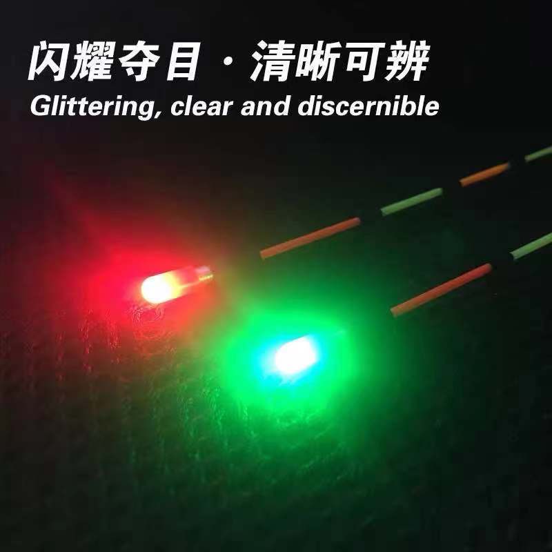 LED flotante luz trasera de pesca nocturna flotante flotante luz nocturna flotante electrónica gruesa barra luminosa cabeza luminosa barra luminosa CR311 batería