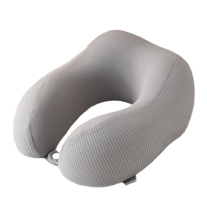 Waffle-Gu almohada de cuello almohada de cuello almohada de memoria almohada de cuello almohada de algodón para estudiantes viajar para dormir almohada en forma de U almohada cervical para dormir lateral