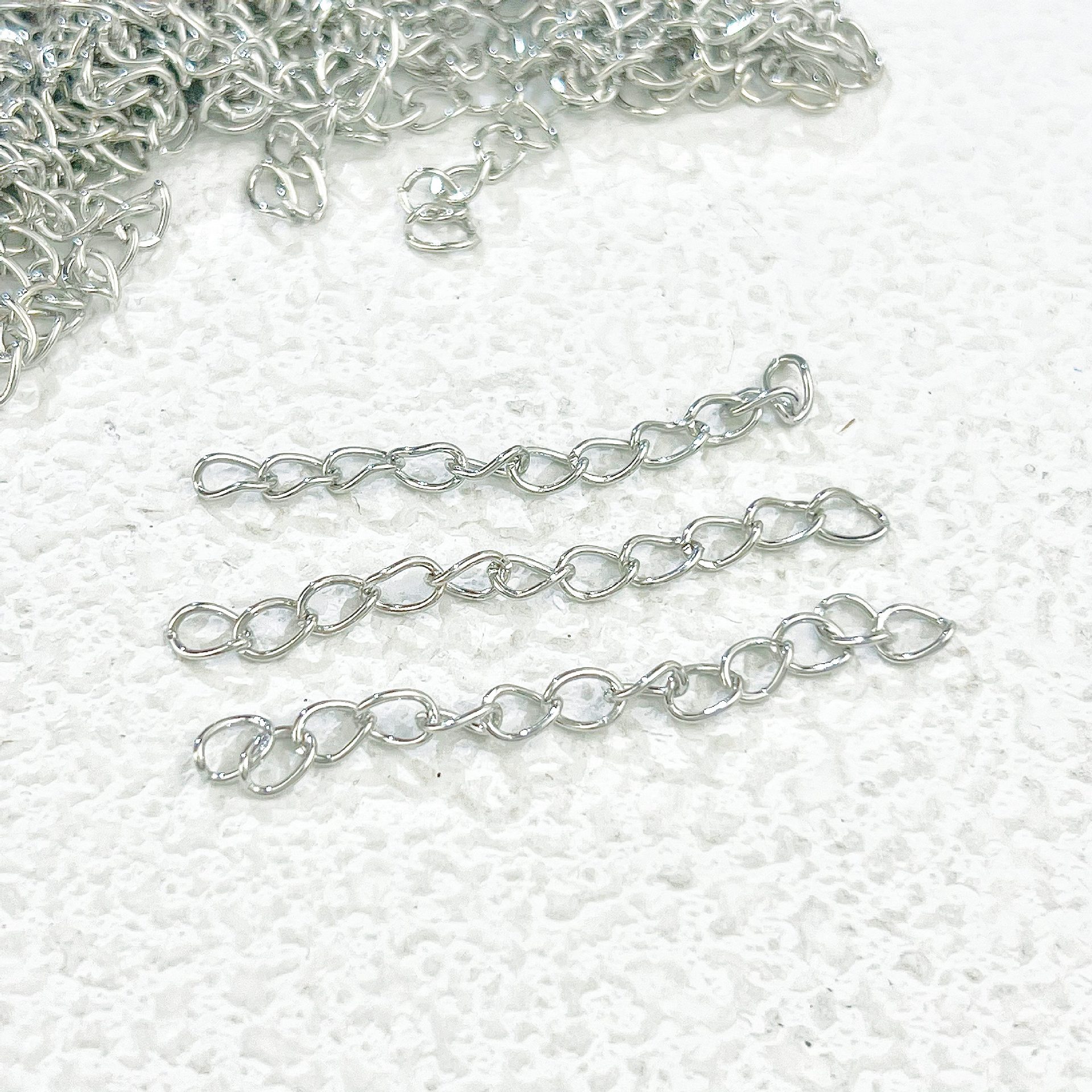 Silver 5cm extension chain (12 sections)