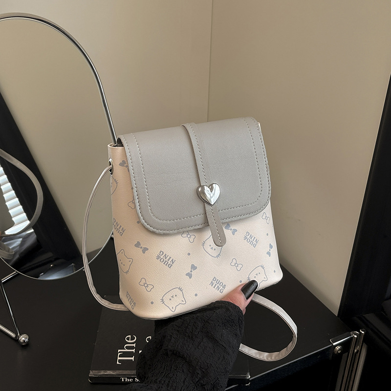 Bolso de mujer 2025, nuevo bolso de cubo, mini bolso de hombro de mujer, bolso cuadrado de mujer, diseño de nicho de otoño, versátil, tendencia