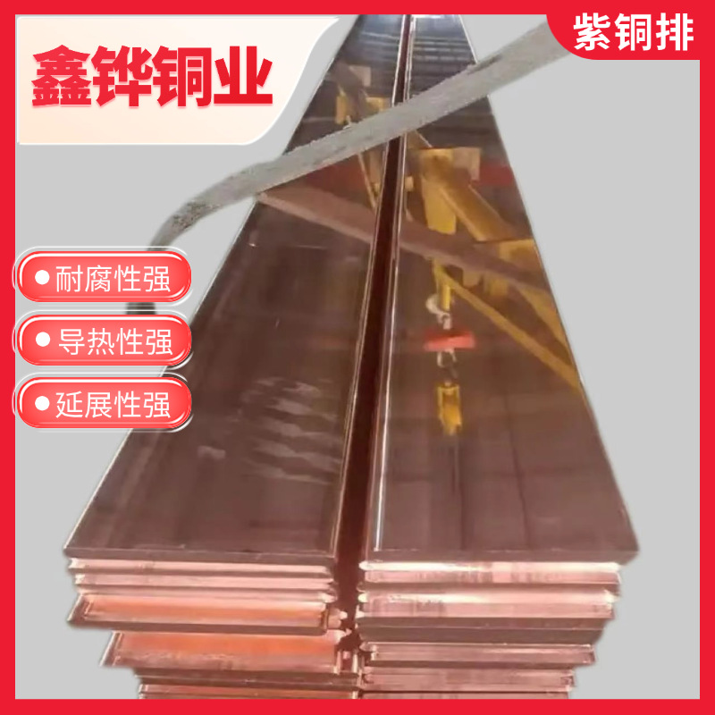 T1 T2 紫铜排3*15-10*150-可零切12*80-14*100镀锡紫铜排接地铜排