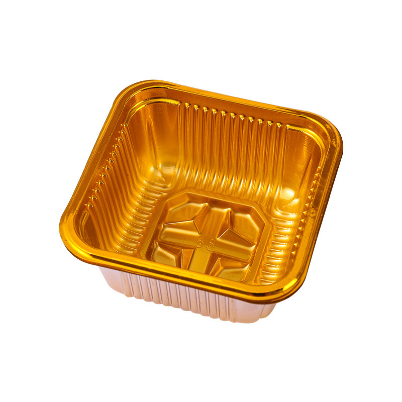 メーカー卸売り金色月餅托50グラム80g100グラムブリスター箱透明底托内托氷皮月餅托|undefined
