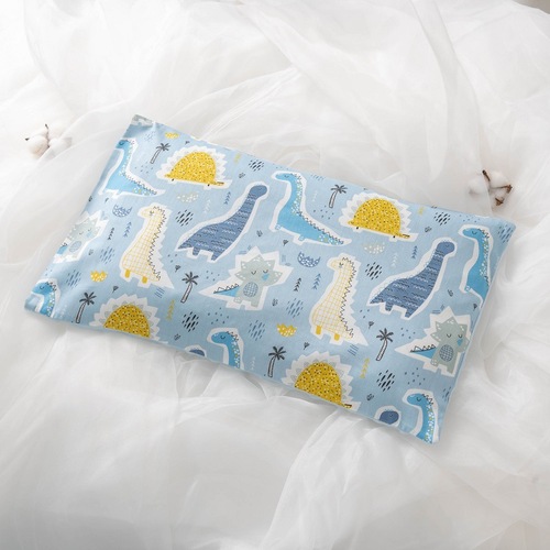 Children's cartoon cotton removable and washable soothing beanie pillow baby small pillow children's pillowcase kindergarten pillow core set