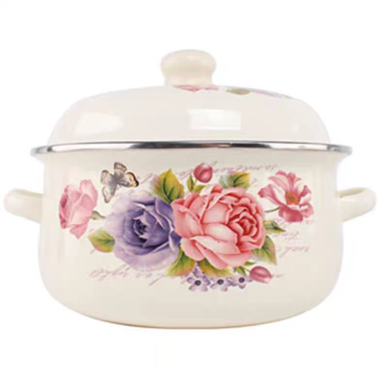 espesamiento de tres piezas de conjunto de cocina de dos orejas de cocina de cocción de cocina