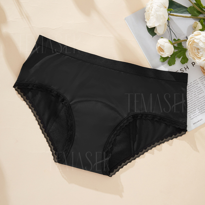 Cross-Border Custom Menstrual Period Swim Trunks, Waterproof and Leak-Proof, Four-Layer Menstrual Pants, Absorbent and Breathable Period Underwear