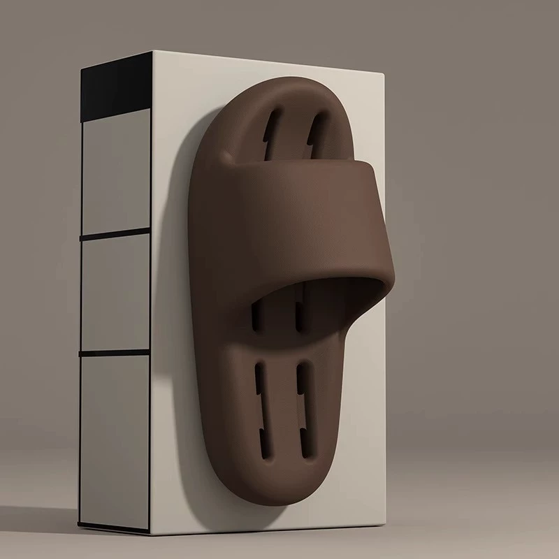 Утечка быстросохнящих тапочки для мужчин 2024 новая внутренняя ванная комната для купания нескользящие eva не вонючие ножки холодные тапочки