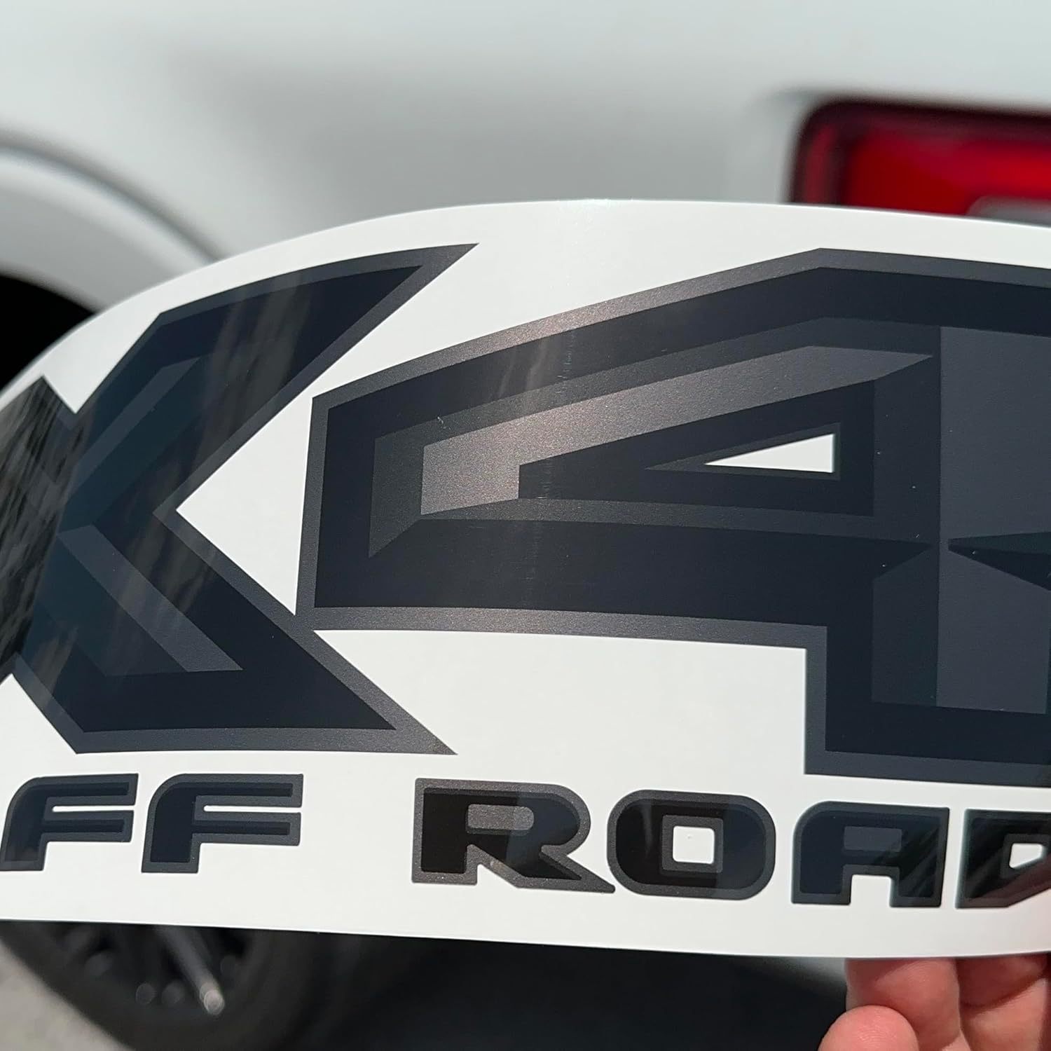 Amazon FX4 Off-Road Auto Black Metal Finish Stickers Protector solar sin decoloración image 4