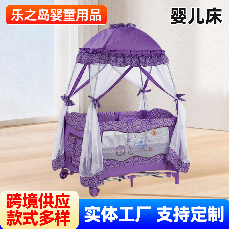 Multifunctional Crib Foldableing Baby Rocking Bed Baby Products Baby Play Bed Crib Manufacturers Wholesale