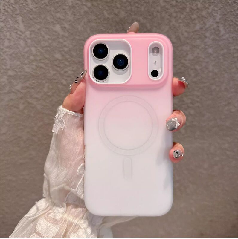 果冻二合一适用iPhone17PROMAX渐变磁吸手机壳苹果16防摔保护套15|undefined
