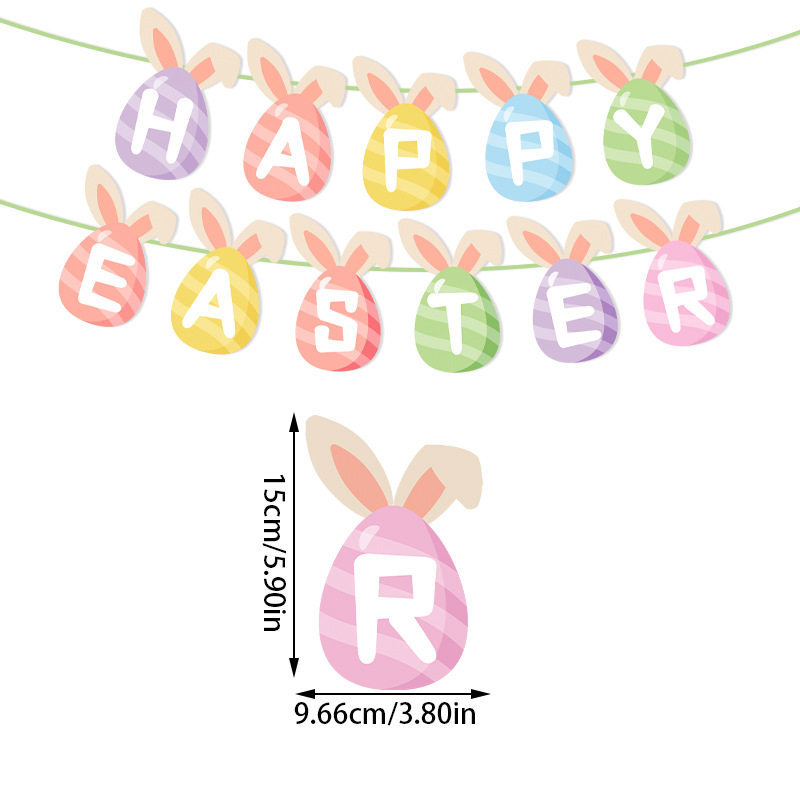 Easter Cute Simple Style Classic Style Rabbit Paper Holiday Daily Decorative Props display picture 4