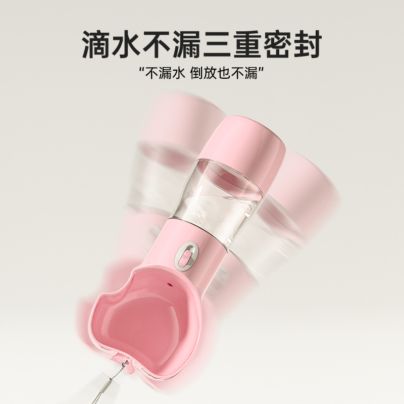 Taza de agua para perros, bebedero al aire libre para mascotas portátiles, alimentador de agua, paseador de perros, hervidor de agua, artefacto de agua para cachorros