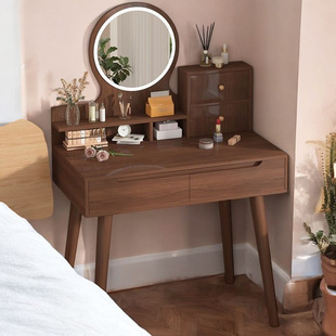 New Bedroom Dressing Table Makeup Table Small Apartment Simple Double-Layer Dressing Table Small Bedroom Dressing Table Desk