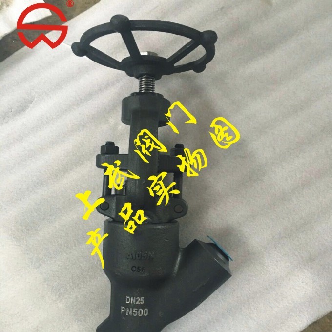 供应J65Y锻钢高压Y型截止阀