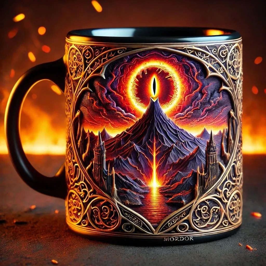 Nuevos productos transfronterizos El Señor de los Anillos Temático Mug El Señor de los Anillos Temático Mug Café