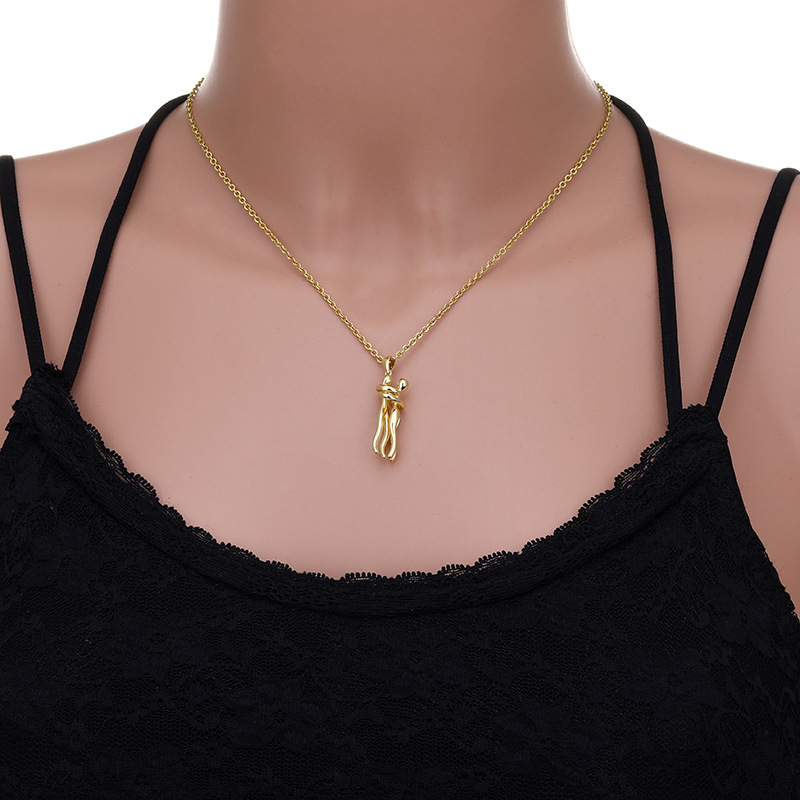 Necklace Classification Wholesale Fashion Geometric 304 Stainless Steel Copper 18K Gold Plated No Inlaid Necklace