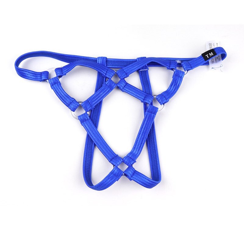 Men's Thong Sexy Non-Take-off String Bandage Pants Plastic Transparent Circle Solid Color T Pants Underwear Sexy Hip Exposure T Pants Men's Thong Sexy Non-Take-off String Bandage Pants Plastic Transparent Circle Solid Color T Pants Underwear Sexy Hip Exposure T Pants