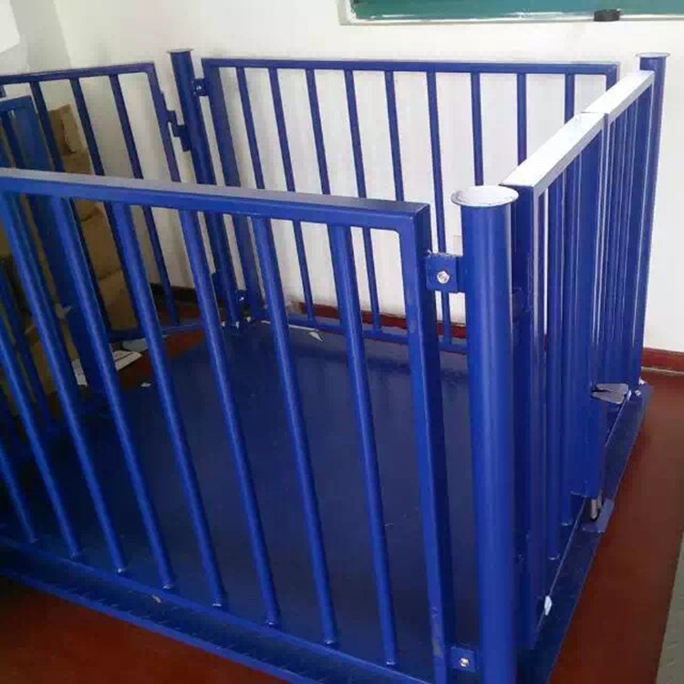 2500kg动物地磅 养殖场围栏磅秤 山东屠宰场畜牧秤