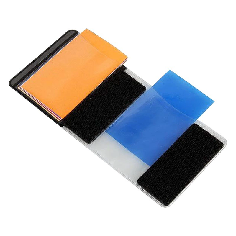 Верхняя вспышка лампа цветная пленка 12 цветов фильтр Универсальный Цветной пленочный зажим Верхняя вспышка лампа Универсальная