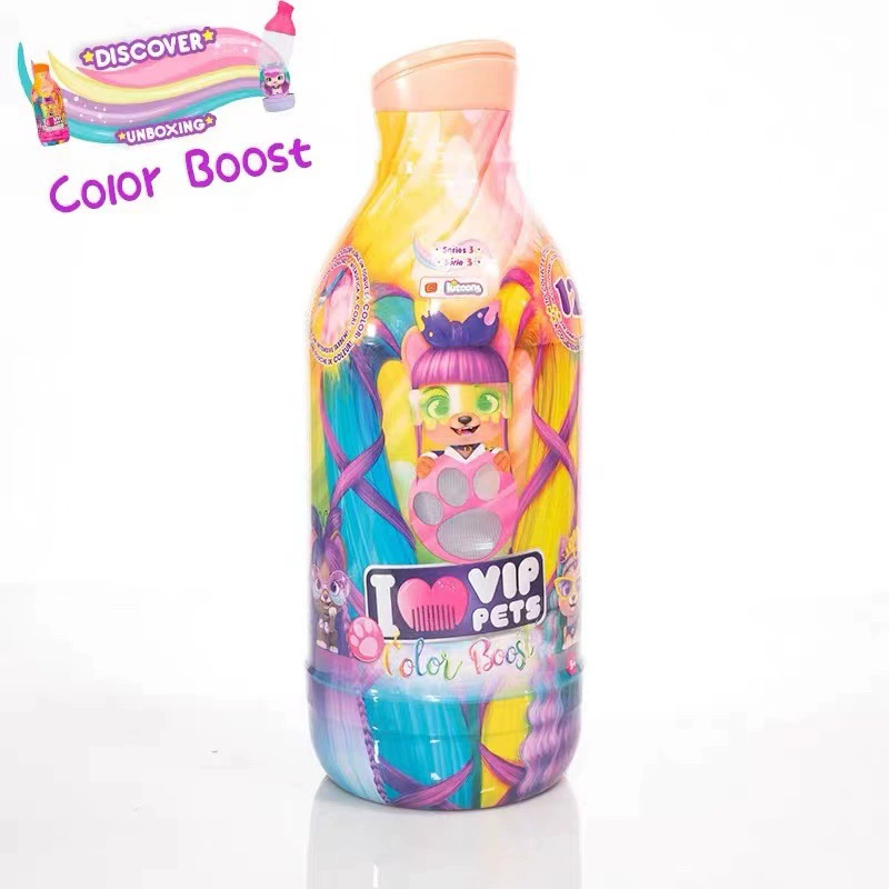 Сюрприз‑бутылка (I LOVE VIP PETS Color Boost) коллекционная кукла для причёсок, случайный стиль