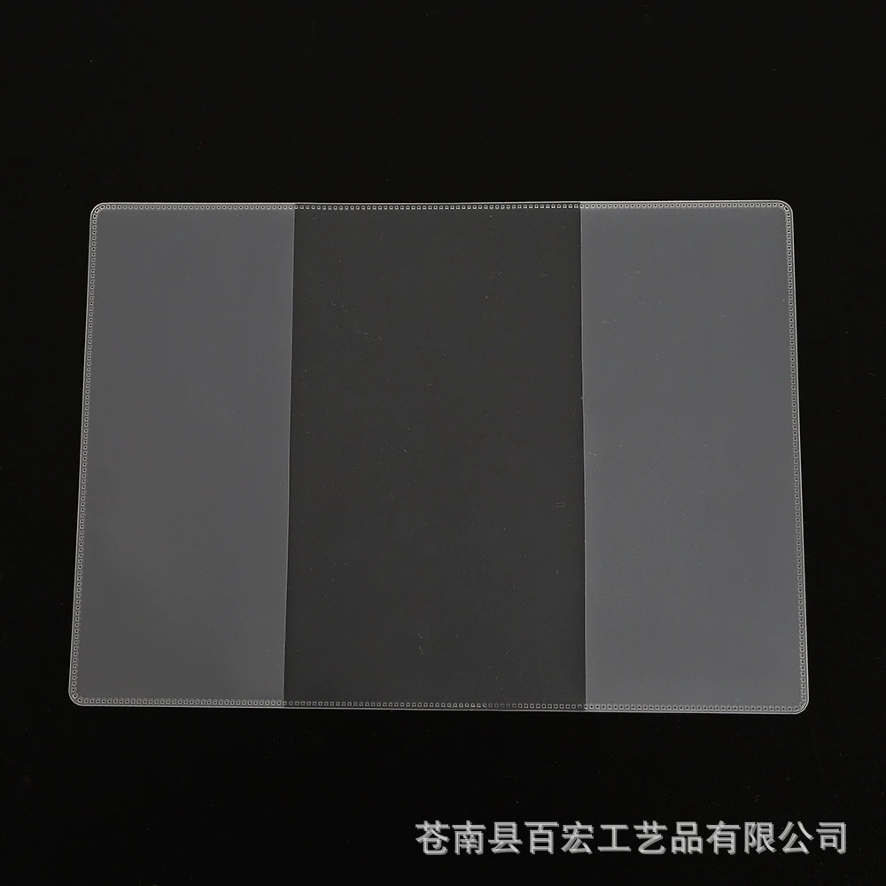 Transparent matte protective case PVC, passport case, (Physicals), increased thickness, Korean style