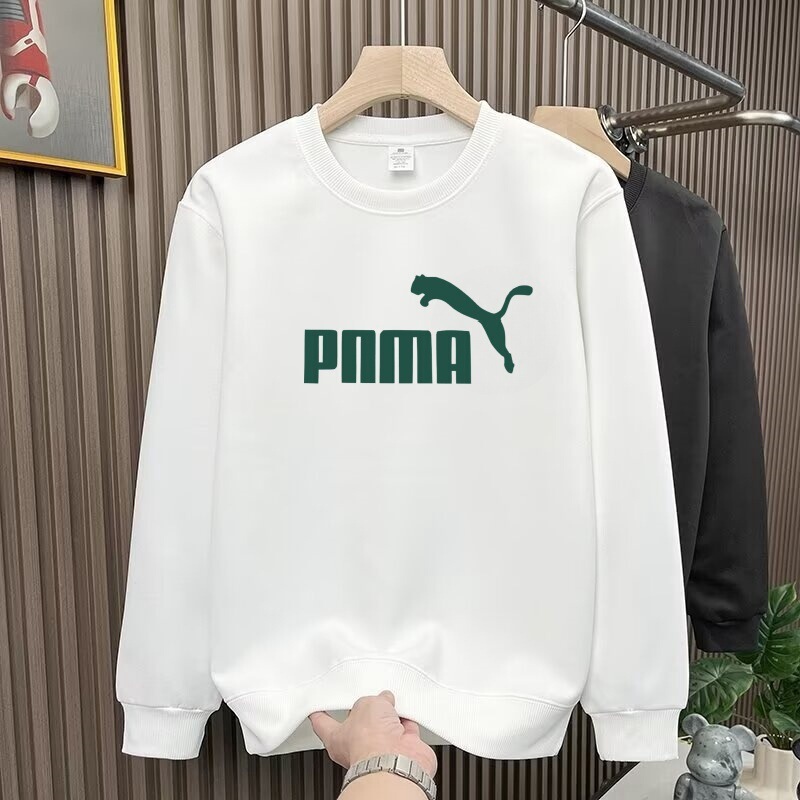 Round Neck Sweatshirt Men's Trendy Velvet Bottoming Shirt Men's Trendy Brand Autumn and Winter New Jacket Long-Sleeved Pullover Top Round Neck Sweatshirt Men's Trendy Velvet Bottoming Shirt Men's Trendy Brand Autumn and Winter New Jacket Long-Sleeved Pullover Top